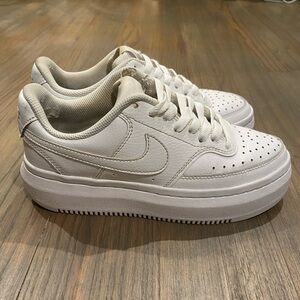 White NIKE Platform